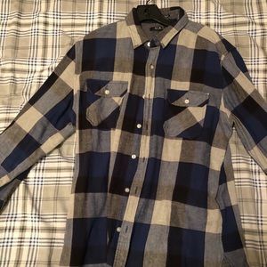 21 men American Brand long sleeve plaid shirt